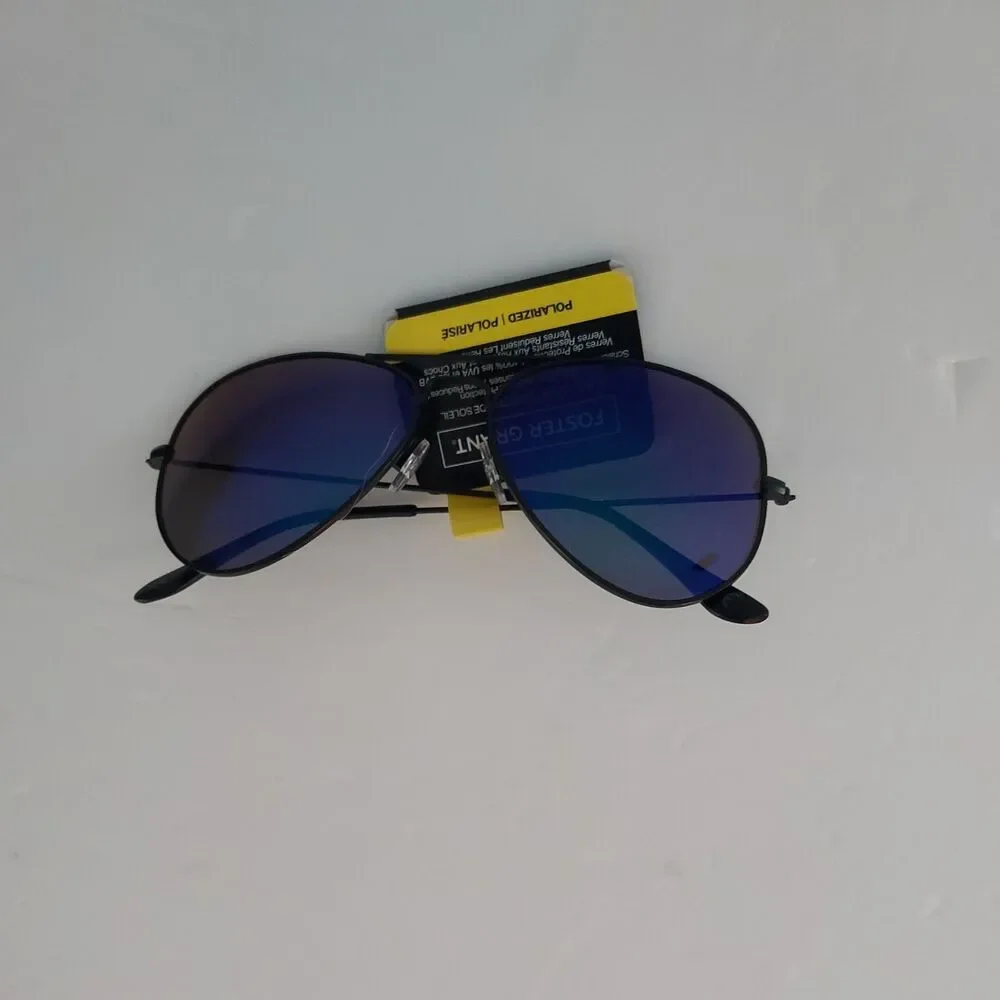 Foster Grant Sunglasses Polarized FG MP 20 12 009 MCV Aviator 100% UVA-UVB - NEW